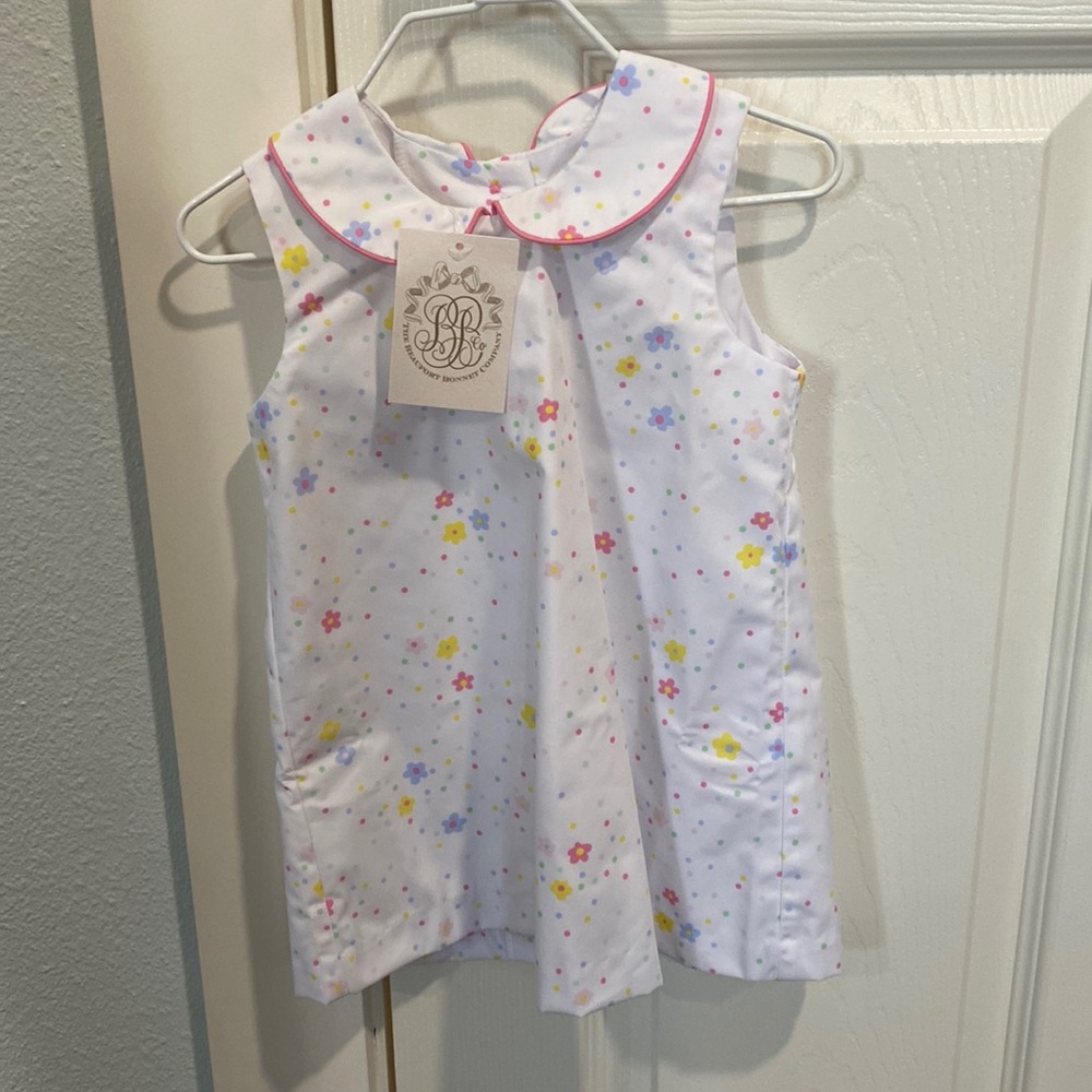 NWT TBBC Sprinkle Kindess and Confetti Hampton Hot Pink Luanne’s Lunch dress